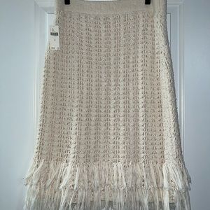 BNWT Anthropologie knit mid length skirt